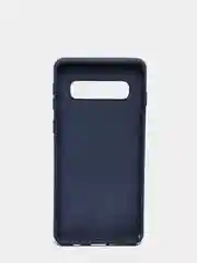 Темно-синий защитный силиконовый чехол Silikone Cover для Samsung S10