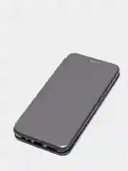 Серебряный чехол-книжка Xiaomi Redmi 9 (Сяоми Редми 9)