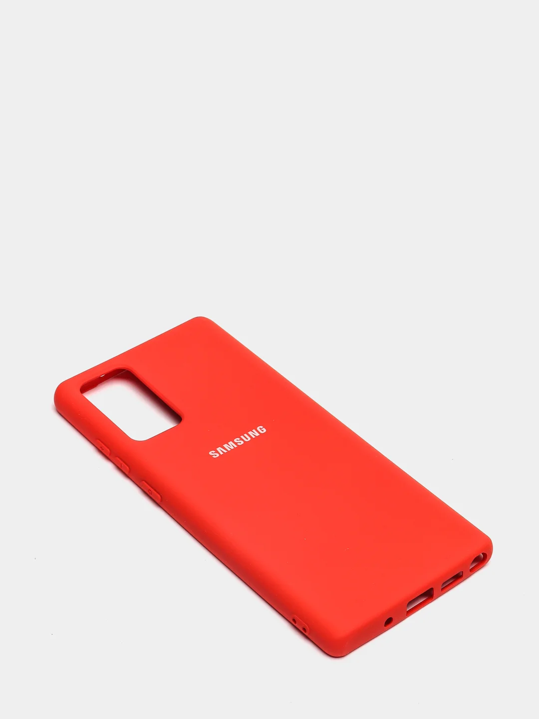 Алый защитный силиконовый чехол для Samsung Note 20