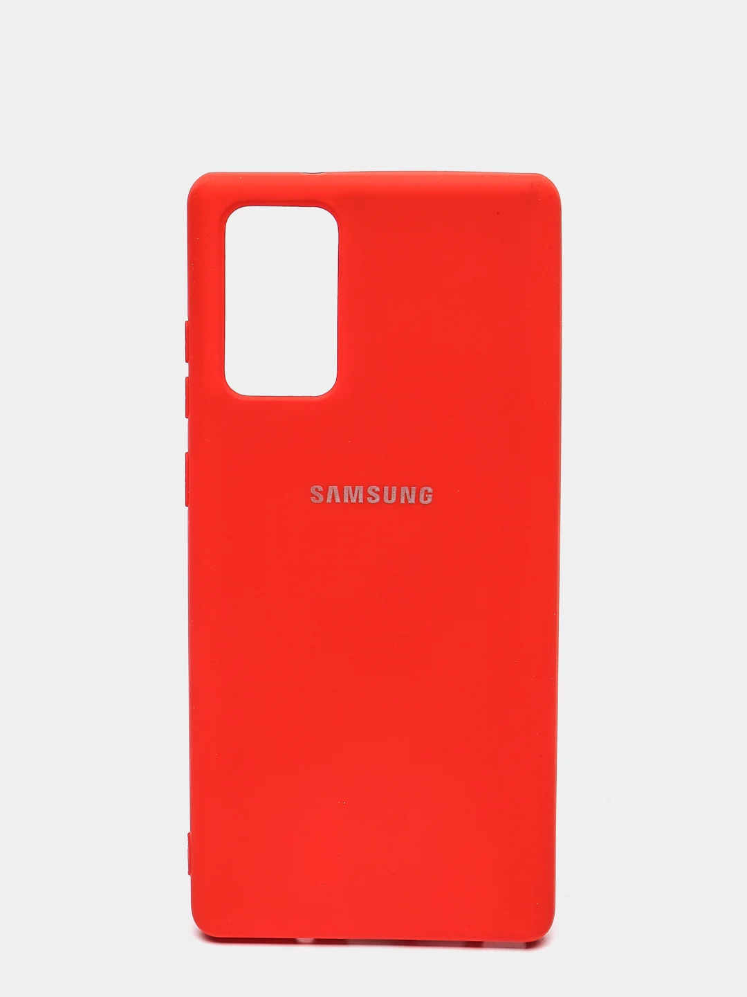 Алый защитный силиконовый чехол для Samsung Note 20