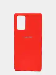 Алый защитный силиконовый чехол для Samsung Note 20