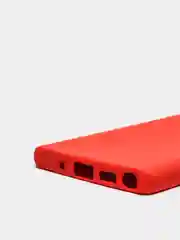 Алый защитный силиконовый чехол для Samsung Note 20