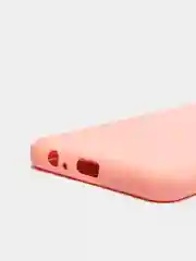 Розовый защитный силиконовый чехол Silikone Cover для Samsung A8 2018