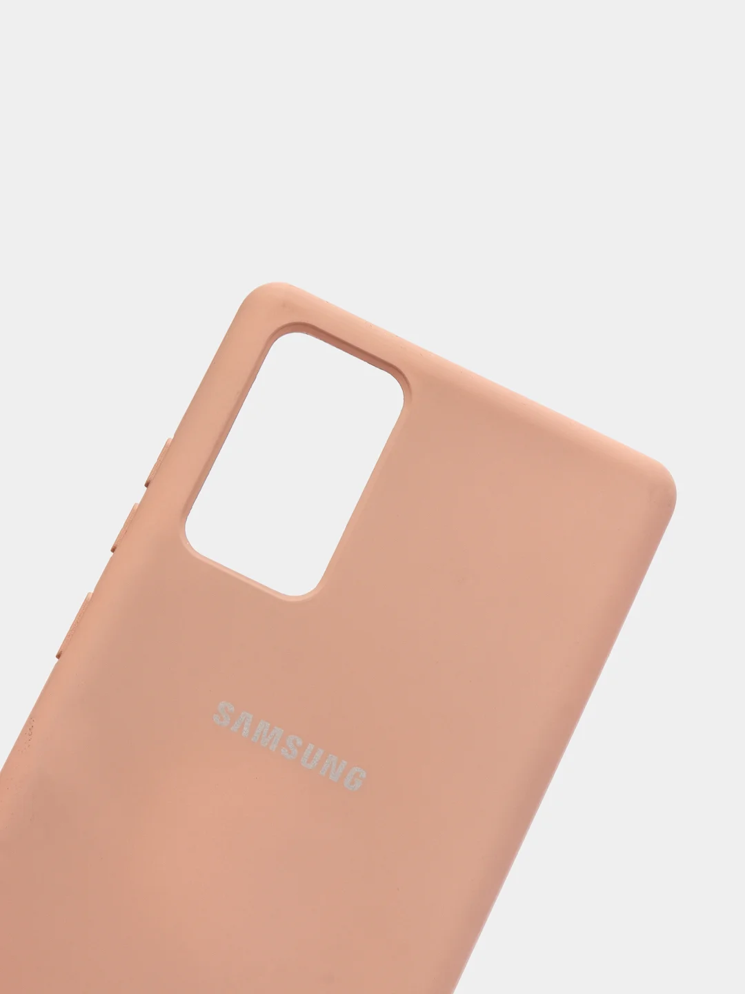 Бежевый защитный силиконовый чехол для Samsung Note 20