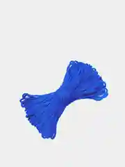 Желтый шнур вязанный цветной