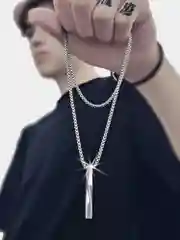 Цепочка на шею мужская. Цепочка с подвеской