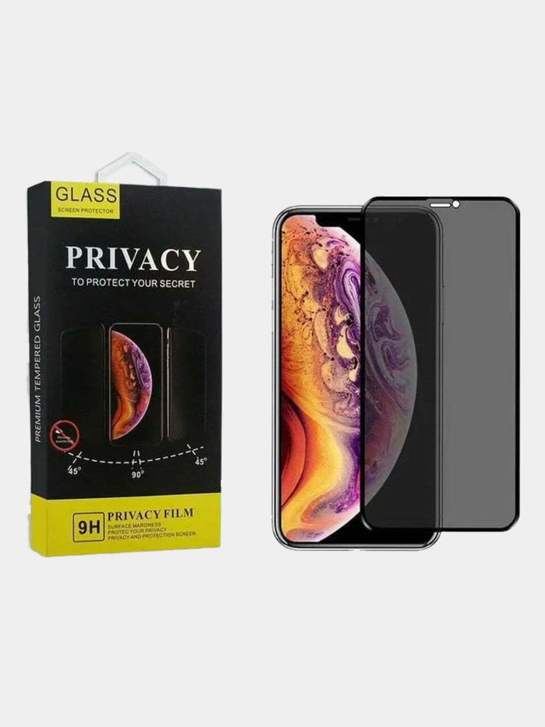 Защитное стекло для iPhone 12, 12 Pro, 3D, 9Н купить по цене 140 ₽ в  интернет-магазине KazanExpress