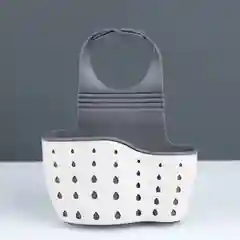 Белый корзинка для хранения губки и моющих средств