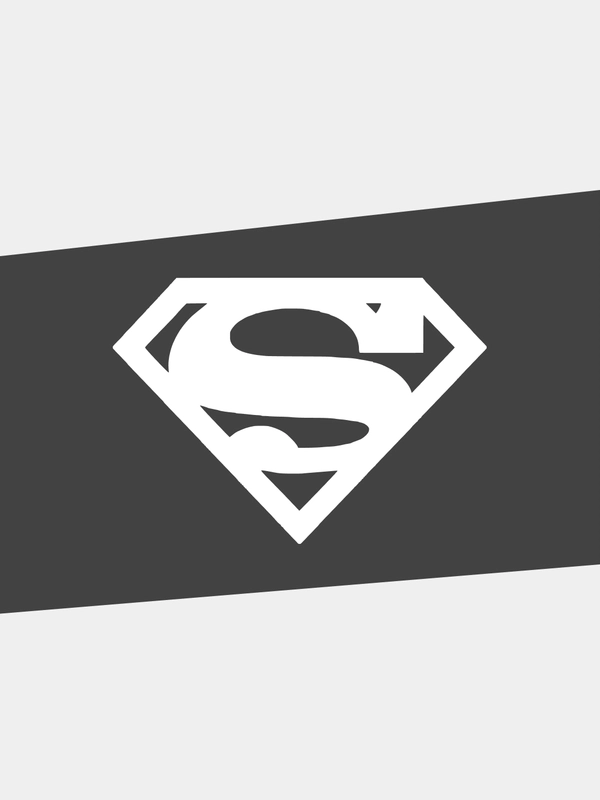 Наклейка на автомобиль "СУПЕРМЕН / SUPERMAN" на машину