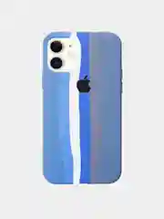 Синий чехол для iPhone 11 Pro, 11 Pro max айфон про макс мини радужный силиконовый