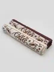 Коричневый полотенце махровое 30х60 см (2 шт) /Комплект полотенец/ кухня/ кухоное полотенце
