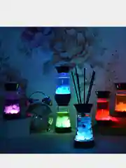 Ароматический диффузор с Led подсветкой, аромадиффузор с палочками для дома, 35 мл