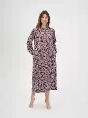 Бордовый мусульманское платье женское