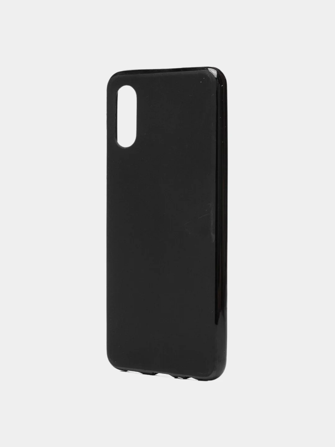 Чехол для Samsung Galaxy A02, A022, матовый, с глянцевым ободком