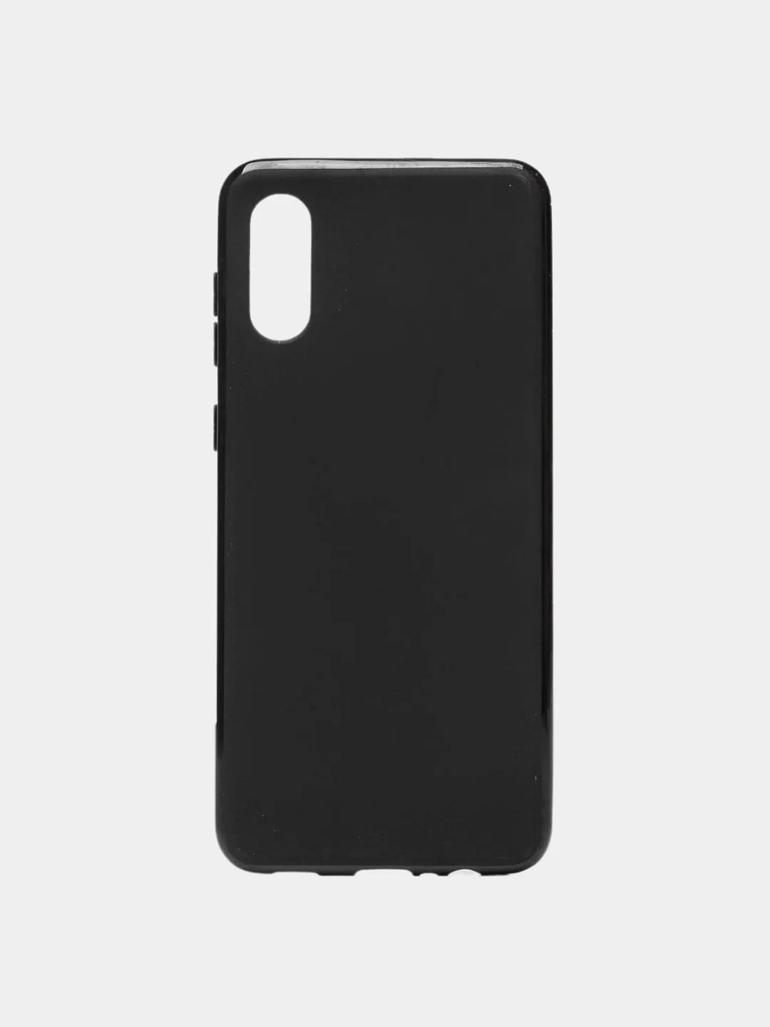 Чехол для Samsung Galaxy A02, A022, матовый, с глянцевым ободком