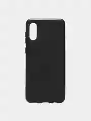 Чехол для Samsung Galaxy A02, A022, матовый, с глянцевым ободком