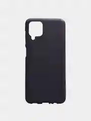 Чехол для Samsung Galaxy A12 (A125), матовый, с глянцевым ободком