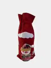 Багровый чехол для бутылки вина, шампанского, мешок для сладного подарка, подарочная упаковка. 2шт