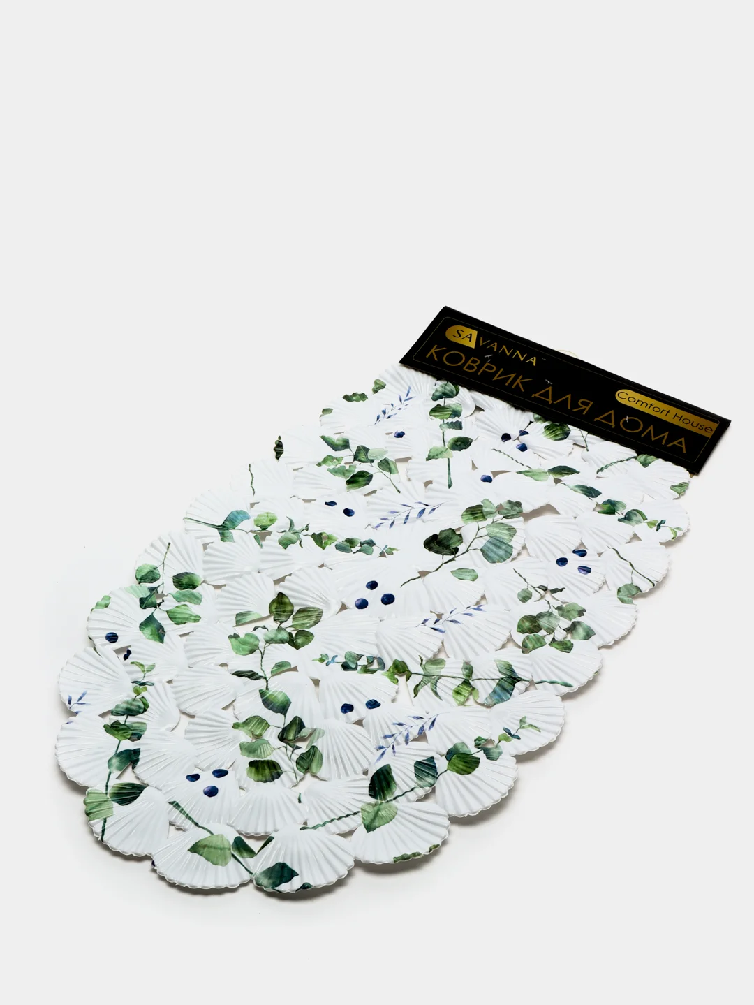 S SPA-коврик для ванны SAVANNA Эвкалипт, 3768 см, цвет белый
