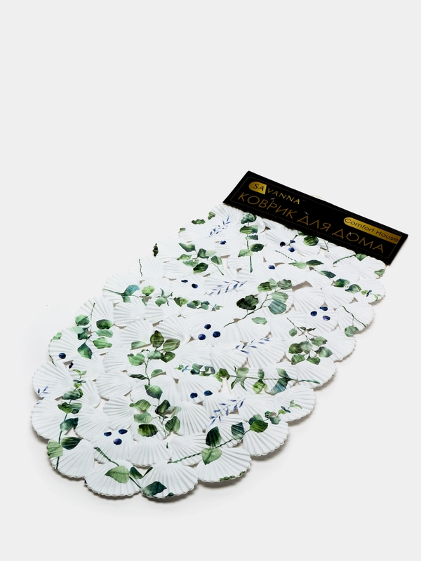 S SPA-коврик для ванны SAVANNA Эвкалипт, 3768 см, цвет белый