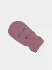 Розовый балаклава вязанная