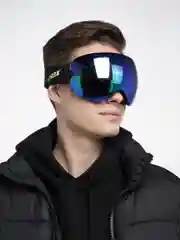 Синий горнолыжные очки для сноуборда женские мужские, горнолыжная маска, UV400. BATFOX