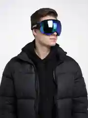 Синий горнолыжные очки для сноуборда женские мужские, горнолыжная маска, UV400. BATFOX