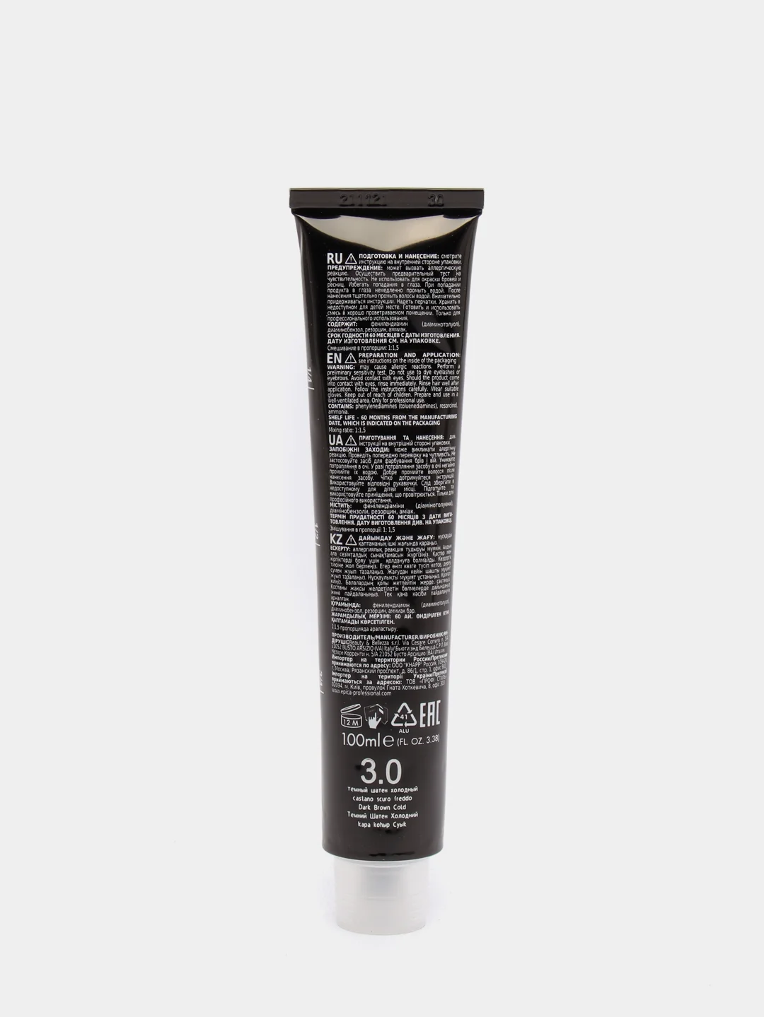Epica colorshade 3.0 Крем-краска темный шатен холодный, 100 мл