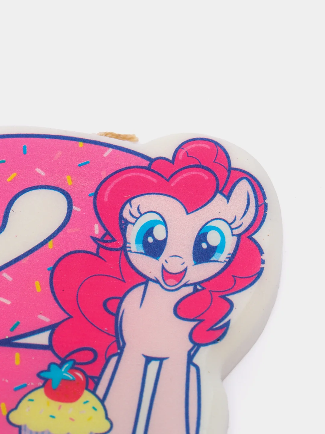 Кораллово-розовый свечи для торта цифра "My Little Pony"