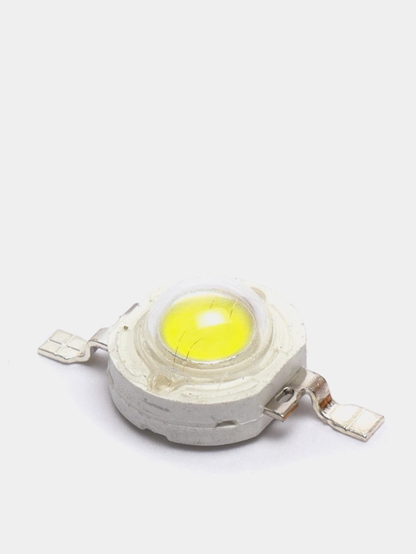 5 штук Светодиод 3Вт 3W 3.6v 200LM 6500K белый холодный