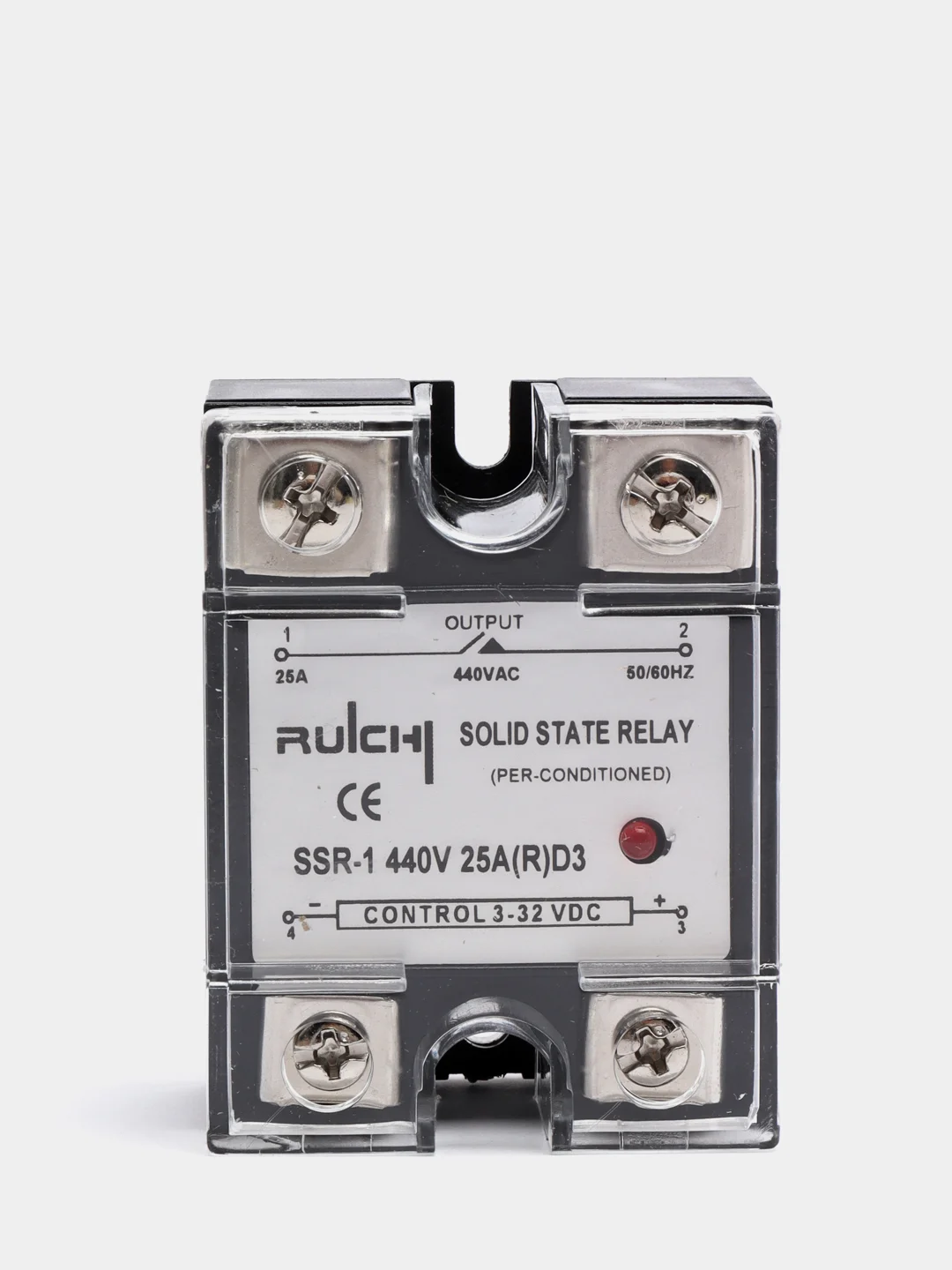 Твердотельное реле SSR-1 440V 25A (R)D3 (3-32v)