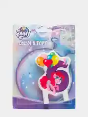 Марсала свечи для торта цифра "My Little Pony"