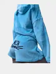 Голубой женская пижама