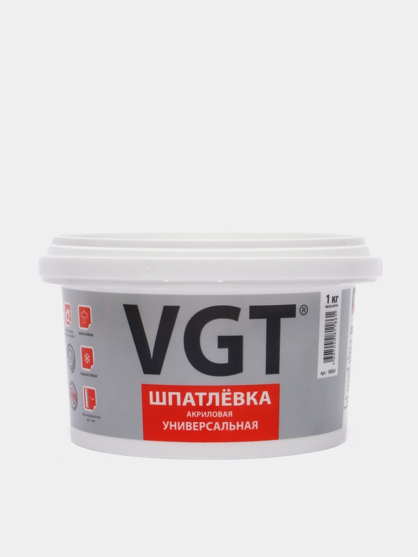 Шпатлевка универсальная ВГТ / для наружных и внутренних работ, влагостойкая