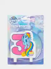 Коралловый свечи для торта цифра "My Little Pony"