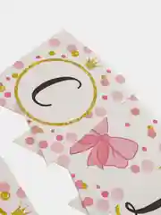 Гирлянда бумажная "С днём рождения. Маленькая мисс"