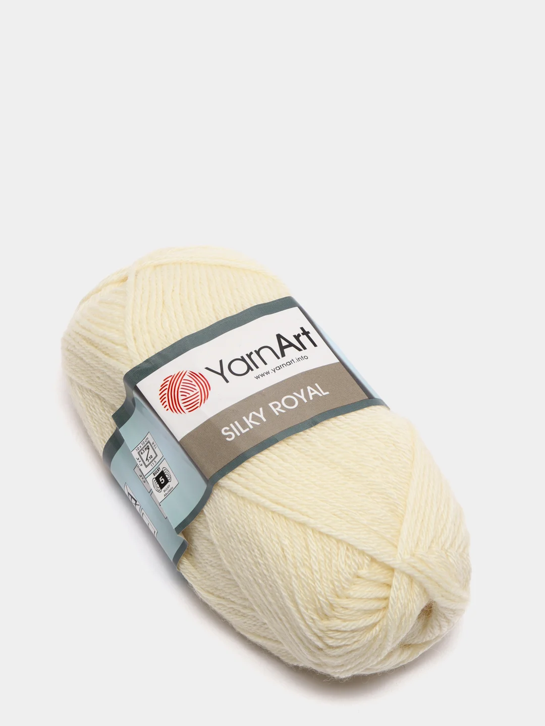 Красный пряжа YarnArt Silky Royal, 50г/140м, шелк Rayon и мериносовая шерсть