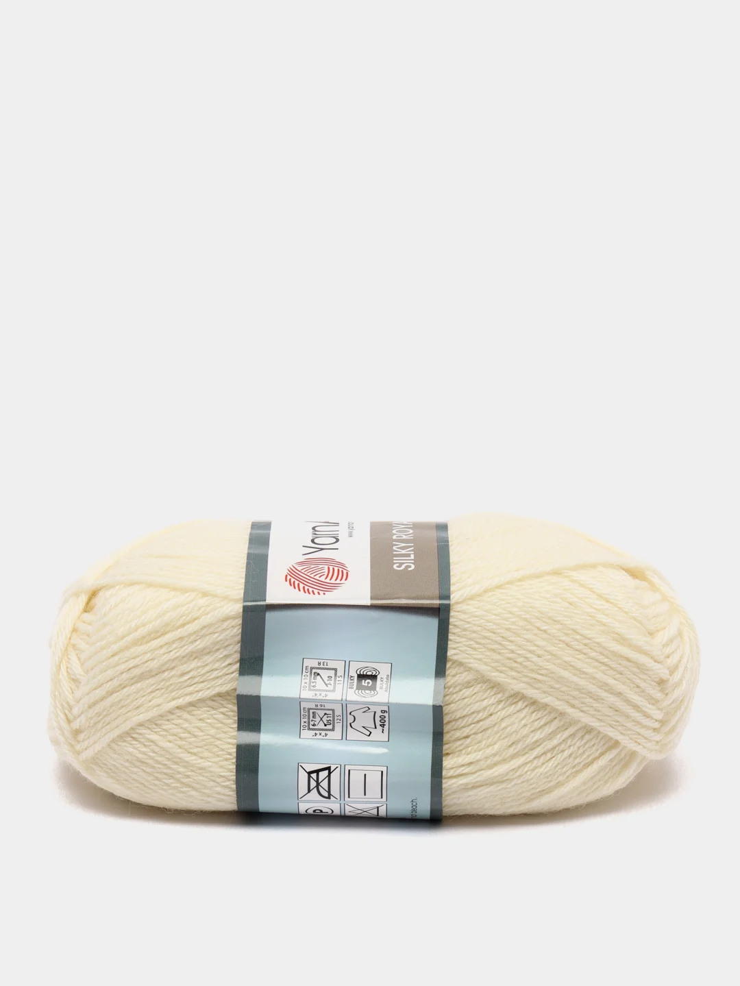 Красный пряжа YarnArt Silky Royal, 50г/140м, шелк Rayon и мериносовая шерсть