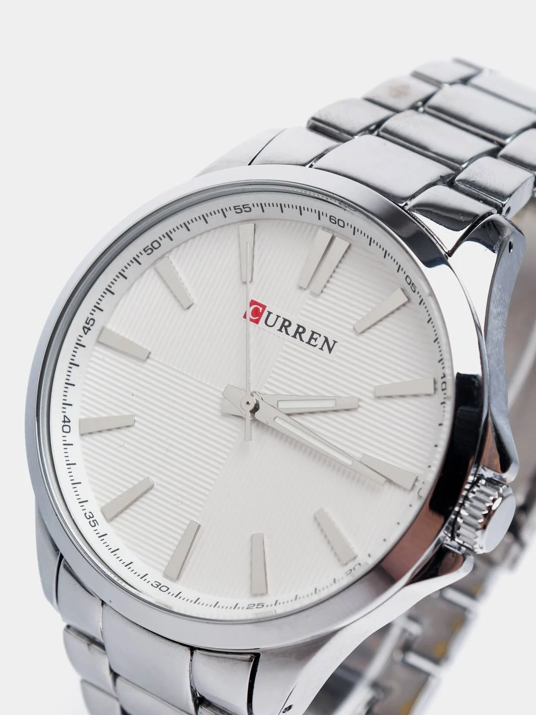 Белый часы мужские наручные кварцевые Curren 8322