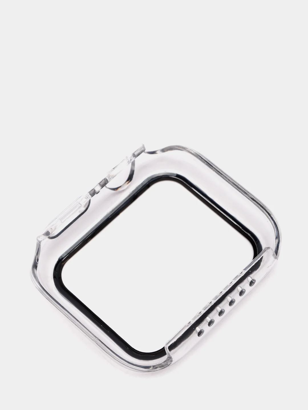 Прозрачный бампер,накладка с защитным стеклом для Apple Watch 3/4/5/6/SE/7/8/9