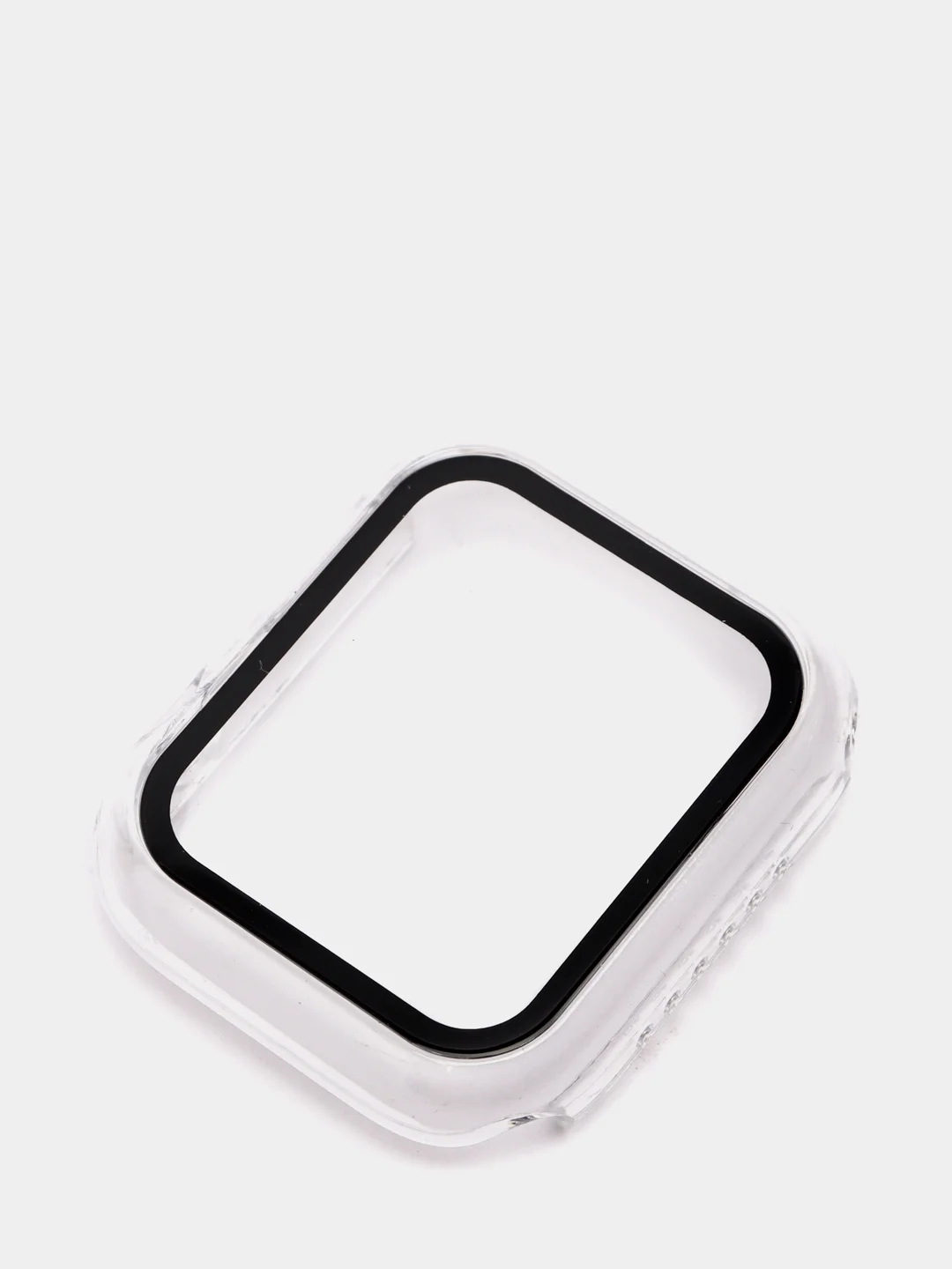 Прозрачный бампер,накладка с защитным стеклом для Apple Watch 3/4/5/6/SE/7/8/9