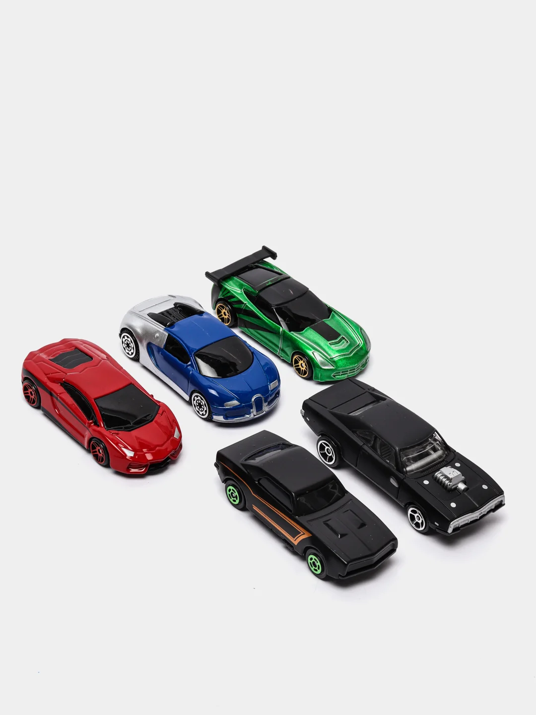 Подарочный набор из пяти машинок Hot Wheels 5 шт металлические