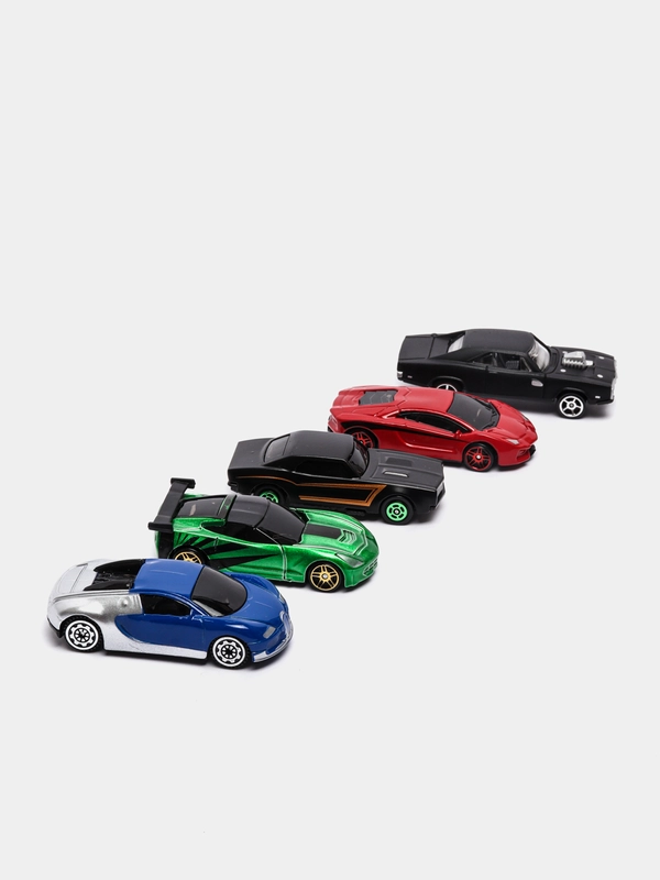Подарочный набор из пяти машинок Hot Wheels 5 шт металлические