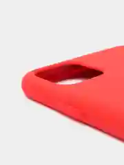 Красный силиконовый чехол для Айфон 6/6s, 7/8, 7+/8+, X/Xs, Xr, 11, 11Pro, 11ProMax