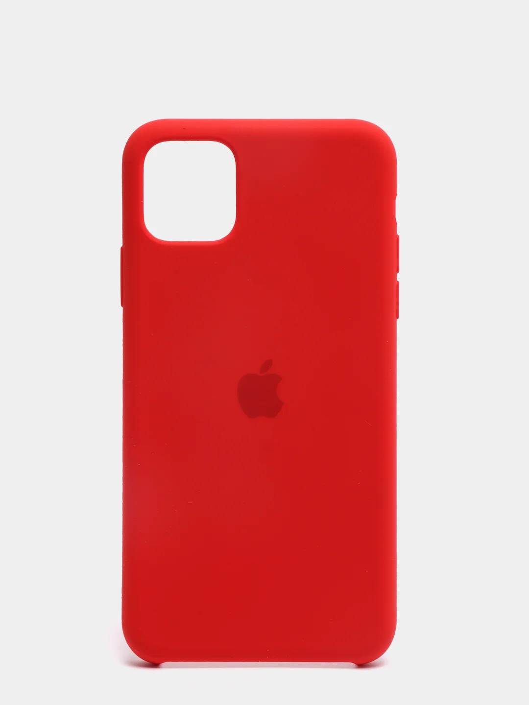 Красный силиконовый чехол для Айфон 6/6s, 7/8, 7+/8+, X/Xs, Xr, 11, 11Pro, 11ProMax