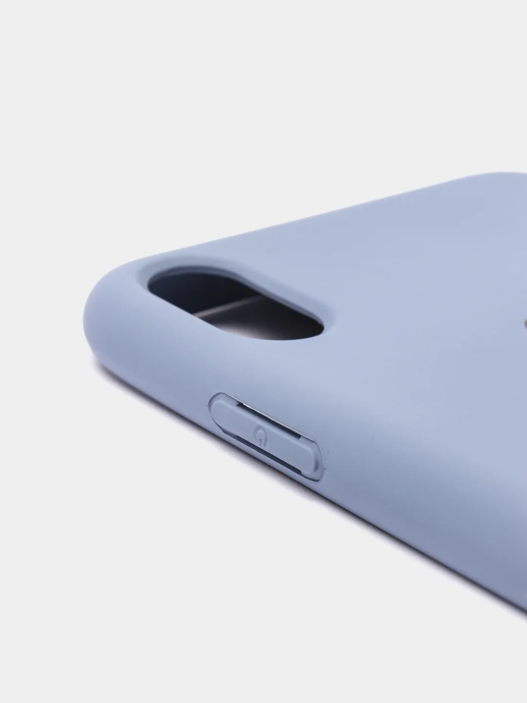 Синий меланж чехол для iPhone, кремовые цвета, мягкий внутри