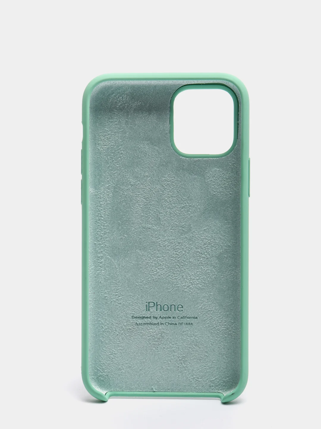 Бирюзовый силиконовый чехол для Айфон 6/6s, 7/8, 7+/8+, X/Xs, Xr, 11, 11Pro, 11ProMax