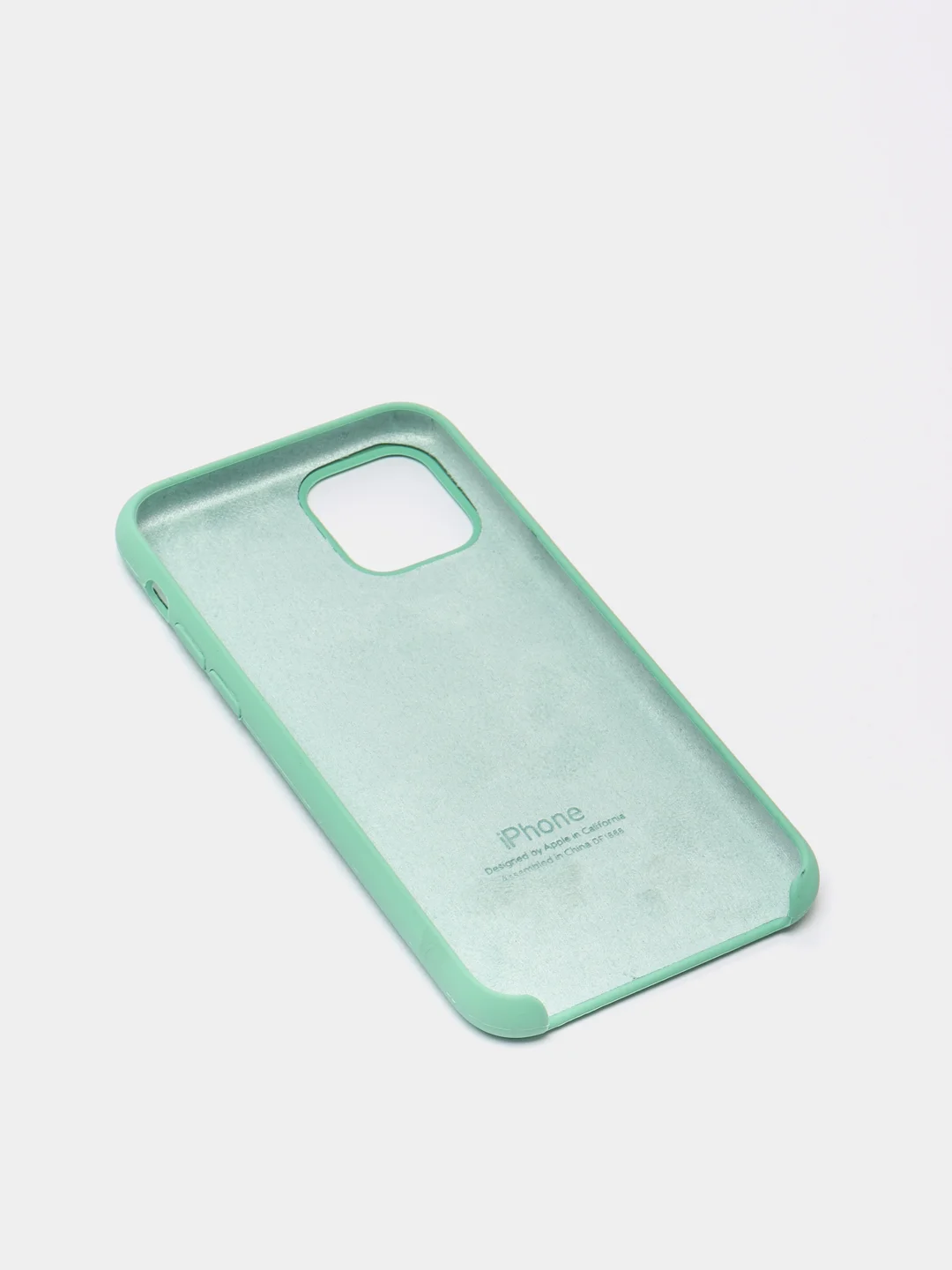 Бирюзовый силиконовый чехол для Айфон 6/6s, 7/8, 7+/8+, X/Xs, Xr, 11, 11Pro, 11ProMax