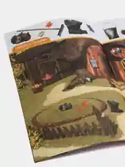 Голубой обучающая книга "Весёлые уроки", 3-5 лет