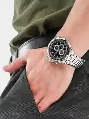 Черный часы мужские наручные кварцевые Curren 8023
